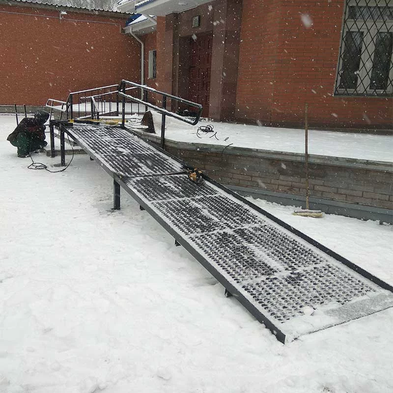 Пандус из просечки